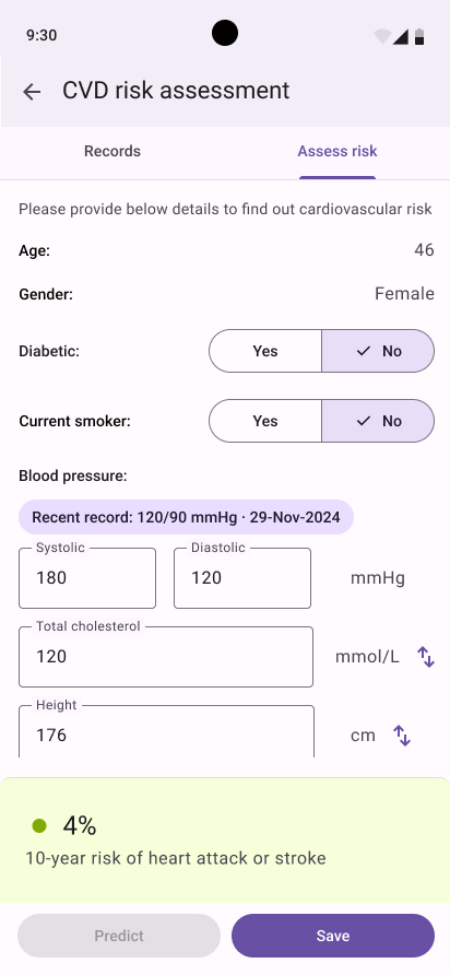 Assessment result