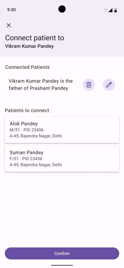 View connected member